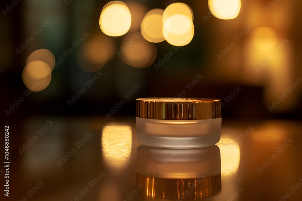 jar of a cosmetic cream