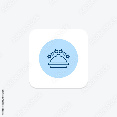 Drink Tasting pentaglow  , vector, pixel perfect, illustrator file
