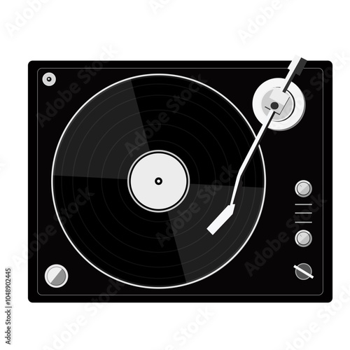 vinyl record player