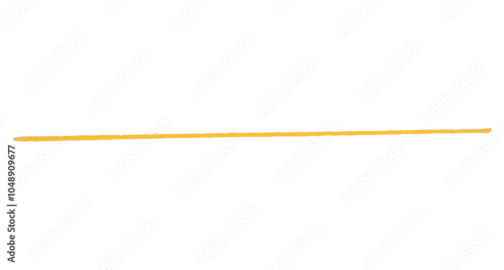 Isolated yellow pencil line on transparent background. Isolated yellow pencil line on transparent background.