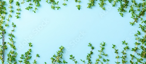Thyme natural herbs arrange...