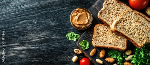 Peanut butter sandwich brea...