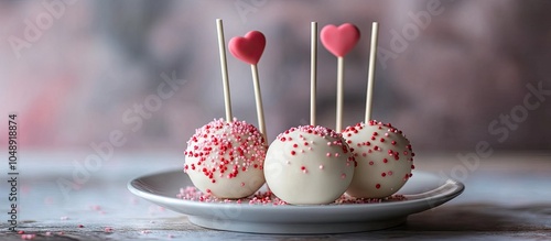 romantic Valentine cake pop...