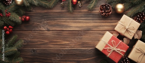 Christmas card and present ...