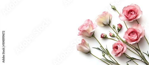 Bouquet of eustoma flowers ...