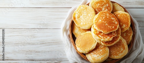 Delicious corn pancakes arr...