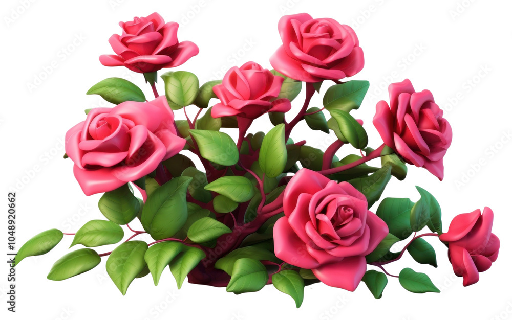 Naklejka premium PNG Rose flower petal plant.