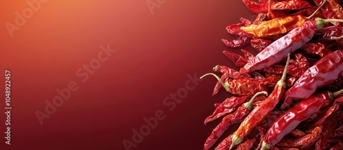 Dried chili peppers prepare...