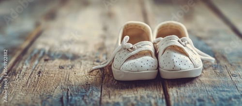 Adorable small baby shoes o...