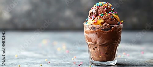 Vegan banana chocolate ice ...