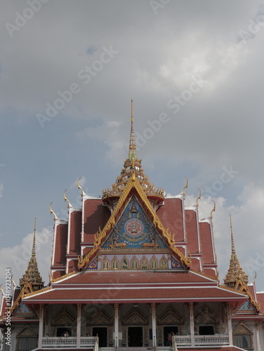 Wat Asokaram temple in Samutprakan, Thailand.