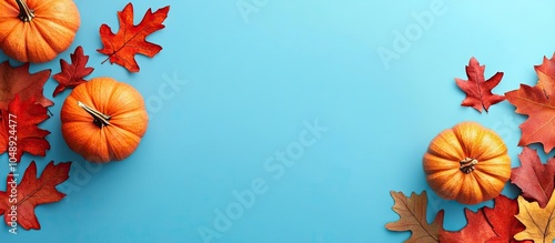 Autumn backdrop Orange pump...