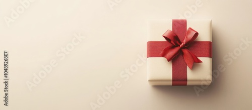 Holiday gift Isolated on a ...