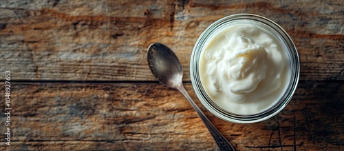 Homemade organic yogurt in ...