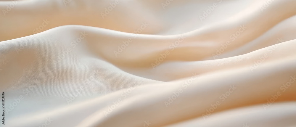A tight shot of a white fabric, the upper and lower parts subtly out of focus A tight shot of a white fabric, the upper and lower parts subtly out of focus