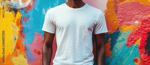 Man wearing a fashionable t...