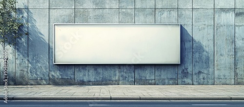 Large empty billboard on a ...