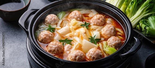 Japanese hot pot with chick...