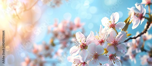 almond blossoms in full blo...