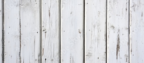Close up of a white painted...