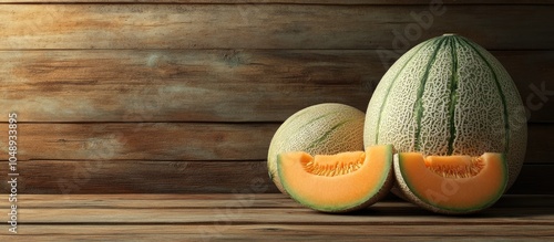 Whole and sliced fresh ripe...