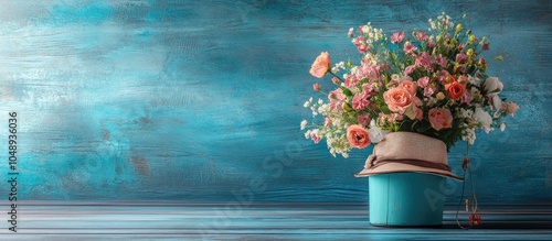 a lovely summer flower bouq...