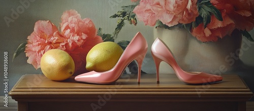 Still life with pink heels....