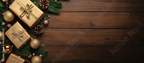 Christmas backdrop Gold box...