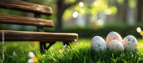 A set of painted Easter egg...