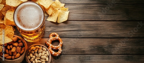 Lager beer and snacks place...