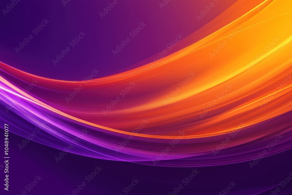 Abstract swirling lines in vibrant purple and orange colors creating a dynamic visual effect at dusk Abstract swirling lines in vibrant purple and orange colors creating a dynamic visual effect at dusk