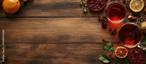 Top view of Red Tea and its...