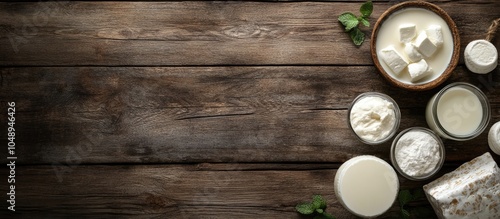 Various kinds of dairy prod...