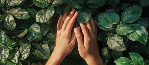 human hands that cultivate ...