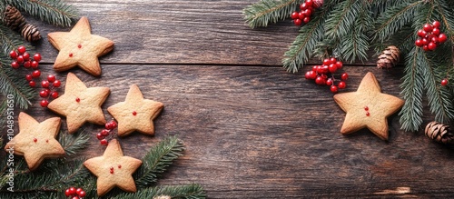 Star shaped Christmas cooki...