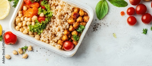 Lunch box filled with delic...