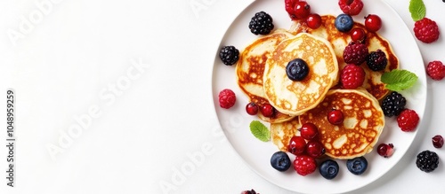 Syrniki or cottage cheese p...