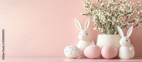 Easter arrangement featurin...