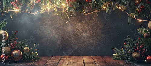 Christmas holiday backdrop ...