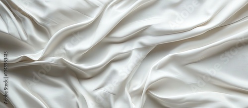 White bedsheet fabric backd...