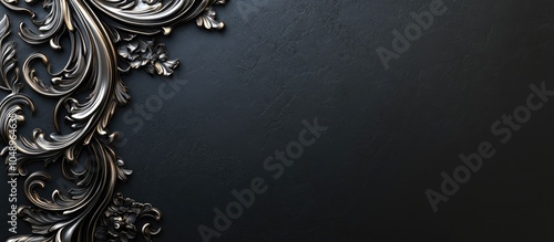 black background featuring ...