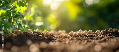 Plant various seeds in the ...