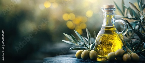 Close up of olives and oliv...