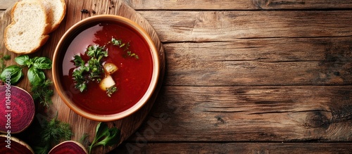 Traditional Ukrainian beet ...