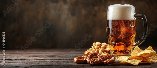 Lager beer and snacks place...