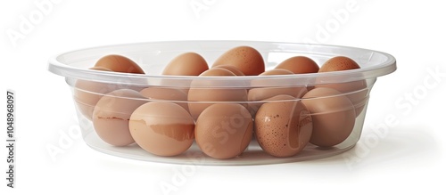 Clear plastic container for...