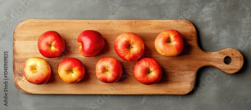 Empty wooden board with app...