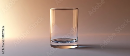 empty transparent glass. wi...