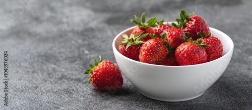 Juicy ripe strawberries in ...