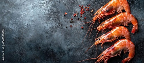 raw shrimp prawn seafood fr...